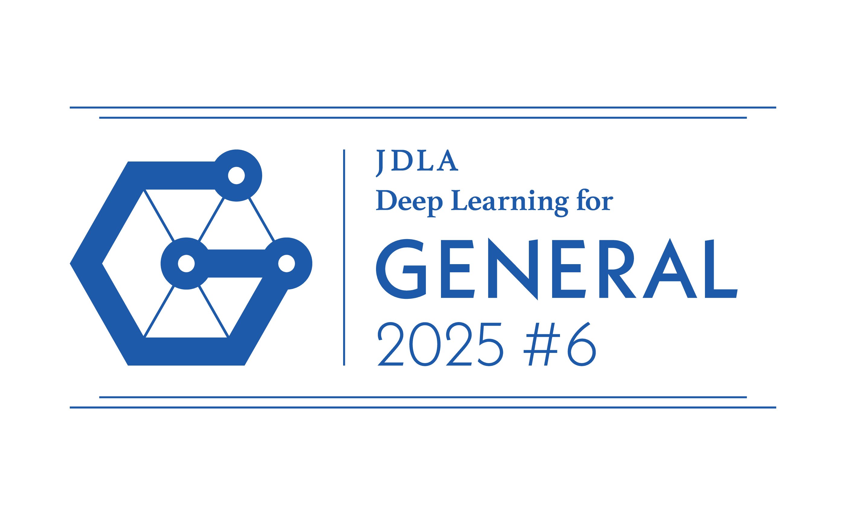 JDLA Deep Learning for GENERAL 2025 合格公式認定バッジ（G検定）